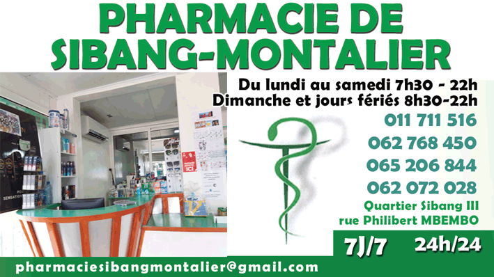 PHARMACIE SIBANG-MONTALIER